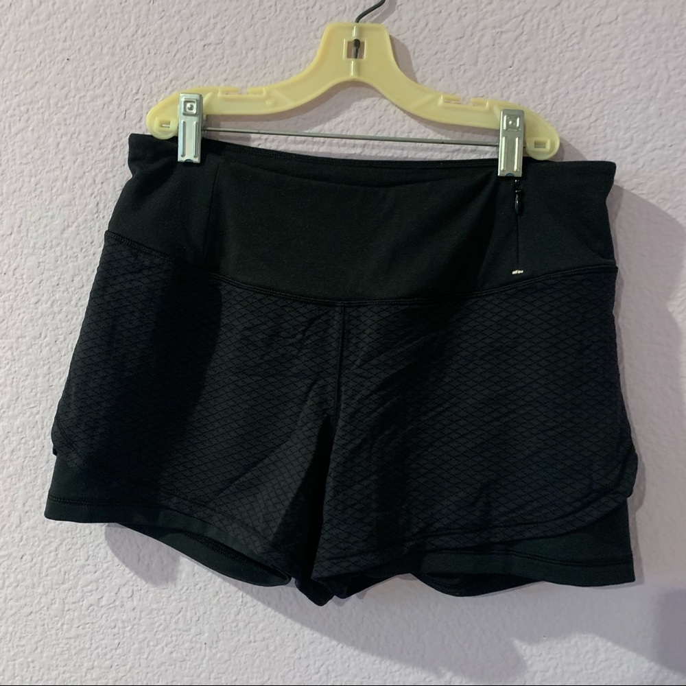 Cute Black Running Shorts with Spandex